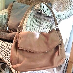 Kate Spade Classic TAN BROWN Leather Shoulder Bag